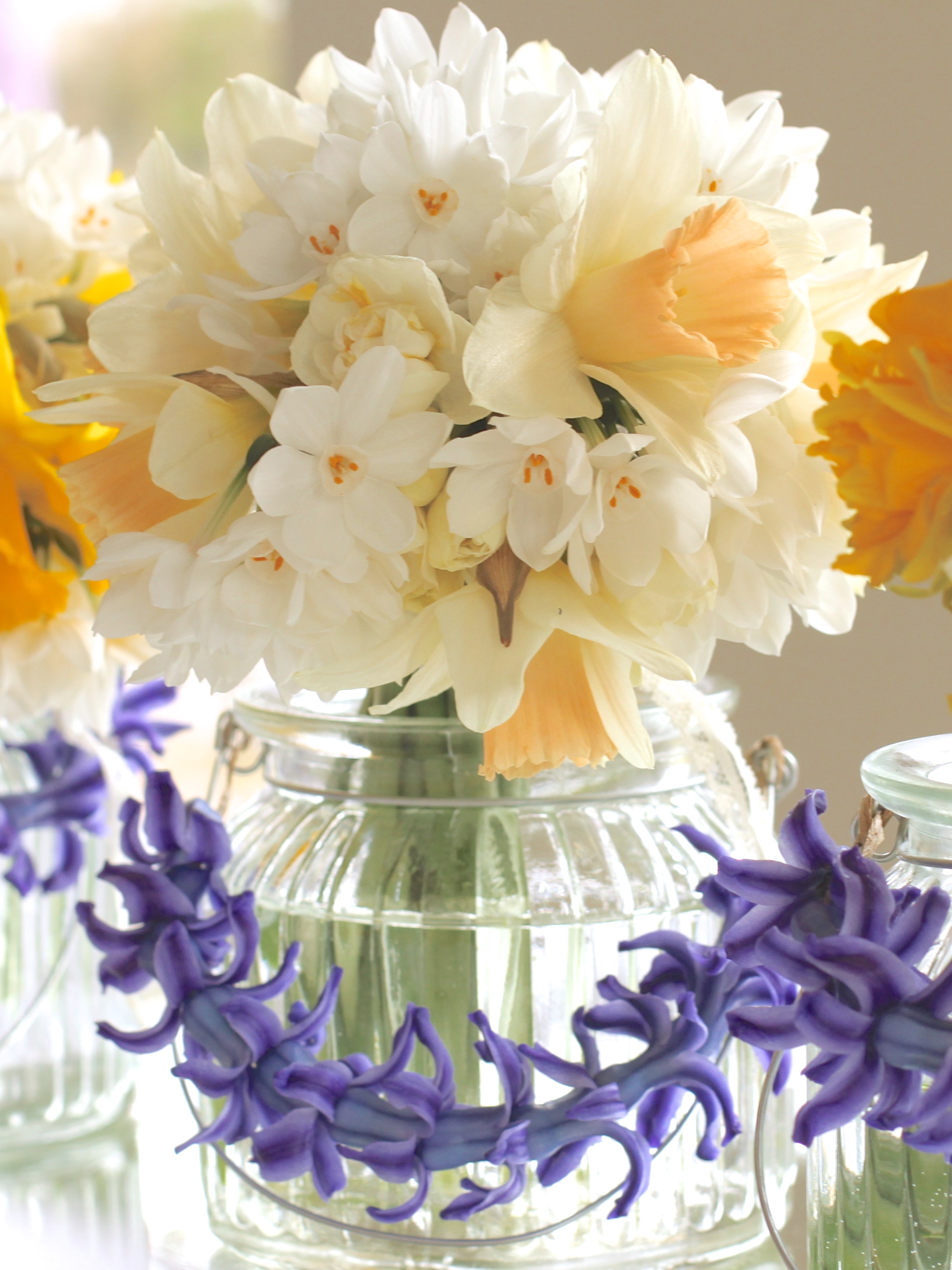 In A Vase On Monday – With Daffodils & Hyacinths – Peonies & Posies